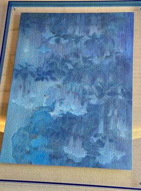 蓝色愈·《曼陀罗IJS雨林》·式拼图·500p丝中绒触感·53x3c8治m