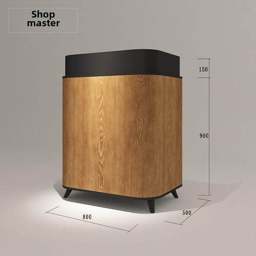 中式小店收银台餐厅咨询台购物新中心迎宾接DDR待台导小购台导购