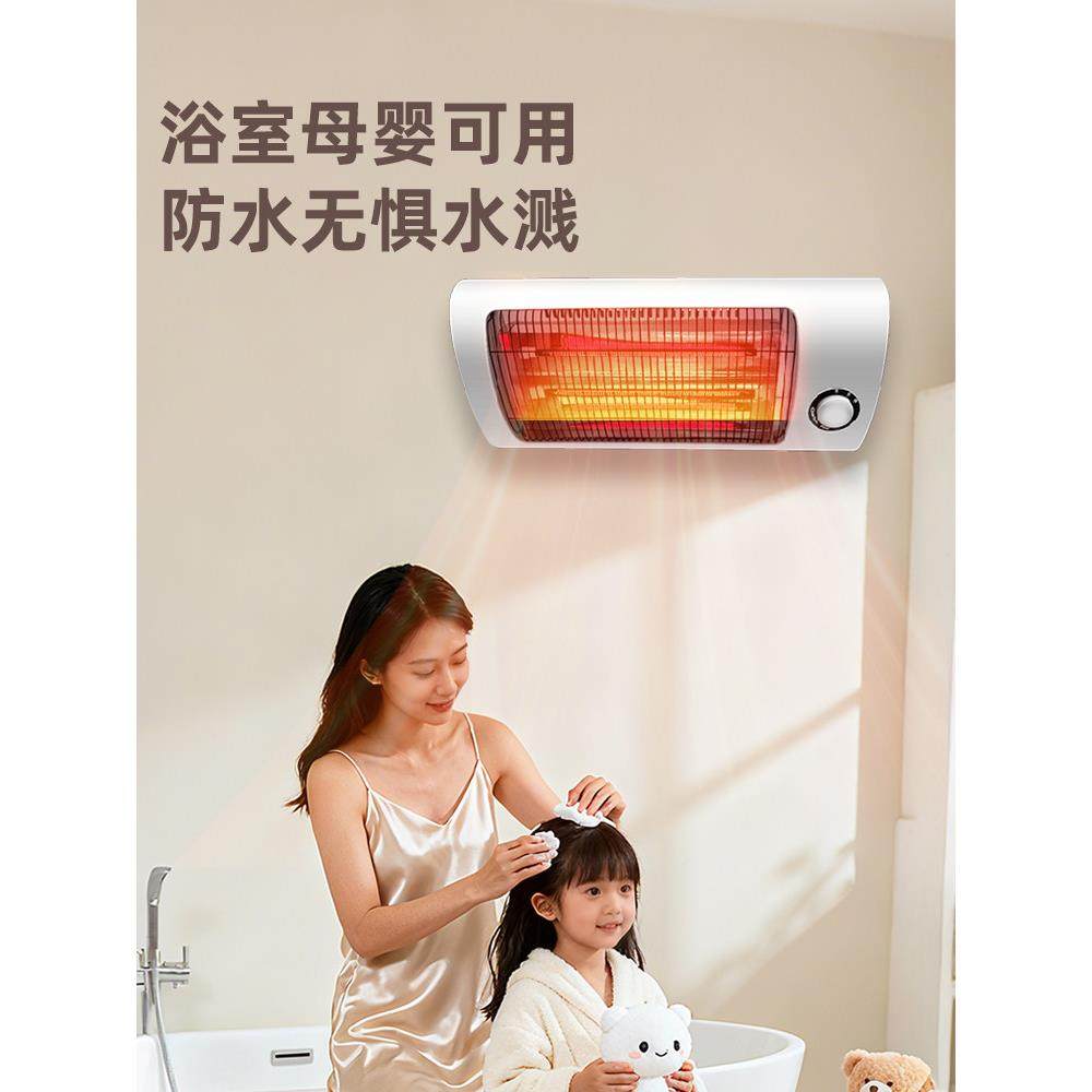 浴室取灯器浴霸壁挂卫生间暖碳暖纤维管远红外BR50T-1防水式免打