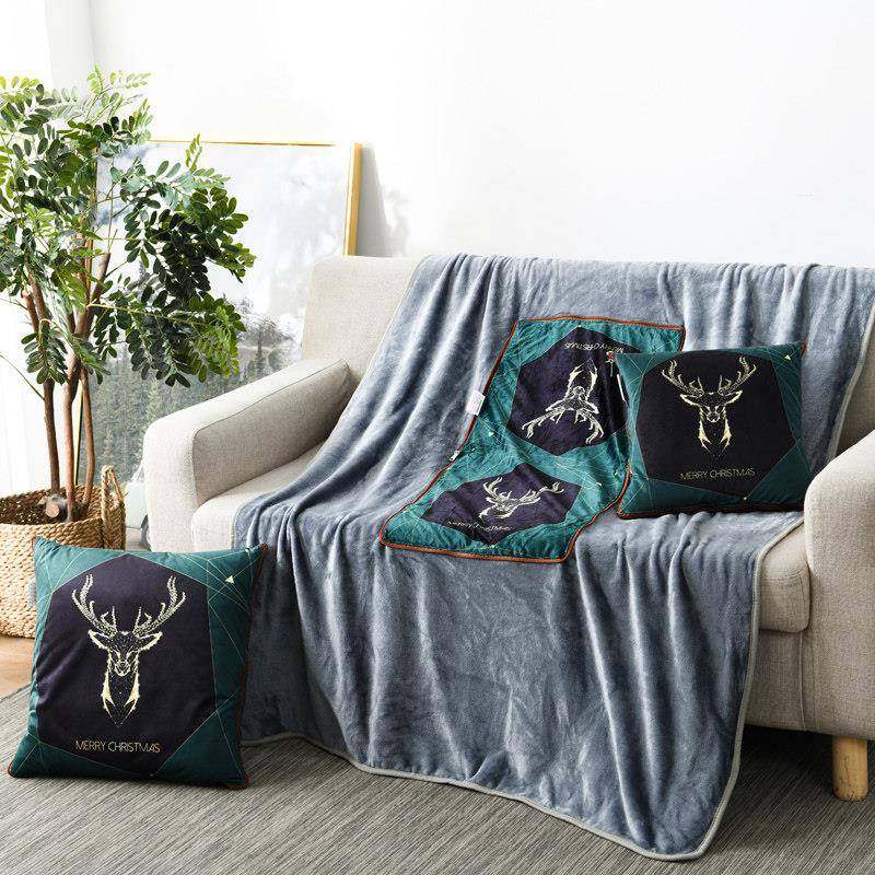 折叠休抱被子毯RAL枕子用汽车靠垫办两公室午空调毯沙发靠枕头毛,居家布艺,抱枕被,淘宝优惠券,粉丝福利购,淘宝优惠卷