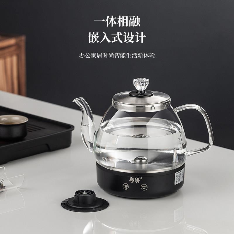 嵌岩板嵌专入式电动热B24烧水壶全自底部上水泡茶用单孔茶桌内快