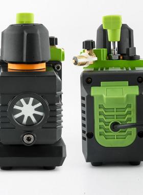 霸锂电池真空泵双级.15升小型充空调真空泵智能电圣R32无刷抽气泵