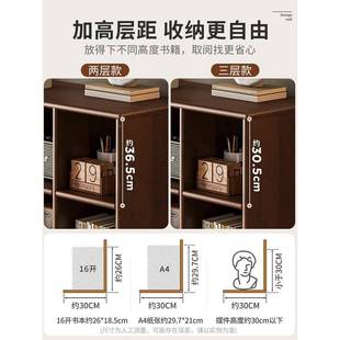 沙发侧边柜实书S858-CA2柜一体隔木断古风格子柜落中地置物架矮柜