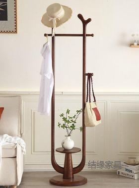鹿角落白蜡木办公客室厅卧室家实木衣帽架82197用现代简约客厅地