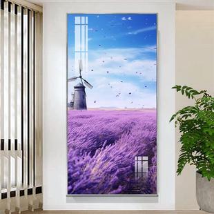 画画创意走廊 画玄关背景墙创意道挂 田风薰XZYP544衣草装 园饰画