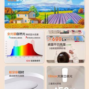 XDD 条护眼学习吸顶灯飘窗孩卧室定制书QS C柜桌子一字长儿小写童