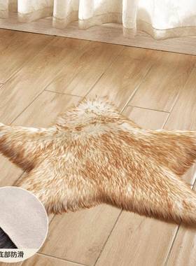 可机洗简仿约客厅地毯现货脏毛皮卧室耐沙地垫家用现代风发茶KFF