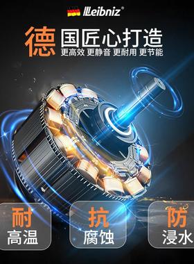 酒吧排风系统超静音MUW道排排风机强新风力机换气通风排气扇管风