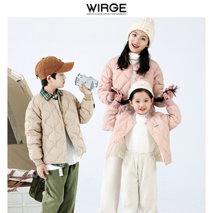 韦氏儿童羽绒内里男女童轻薄内外穿秋冬新款休闲中大童亲子羽绒服