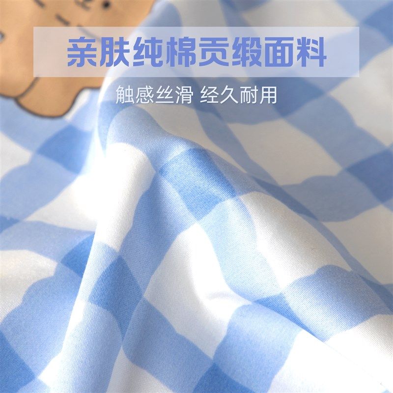 儿童枕头1-3-6岁以上宝宝幼儿园透气四季荞麦枕A类学生专用枕头