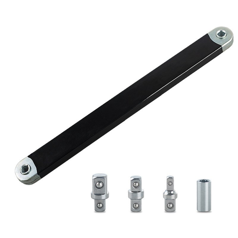芸贝多功能延长扳手棘轮延o长可调节扳手offset Extension wrench