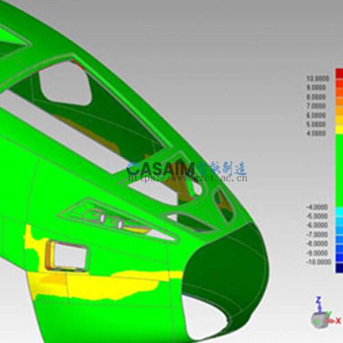 轨交重工行业大型件3D扫描检测焊接车身车头车体三维检测-CASAIM