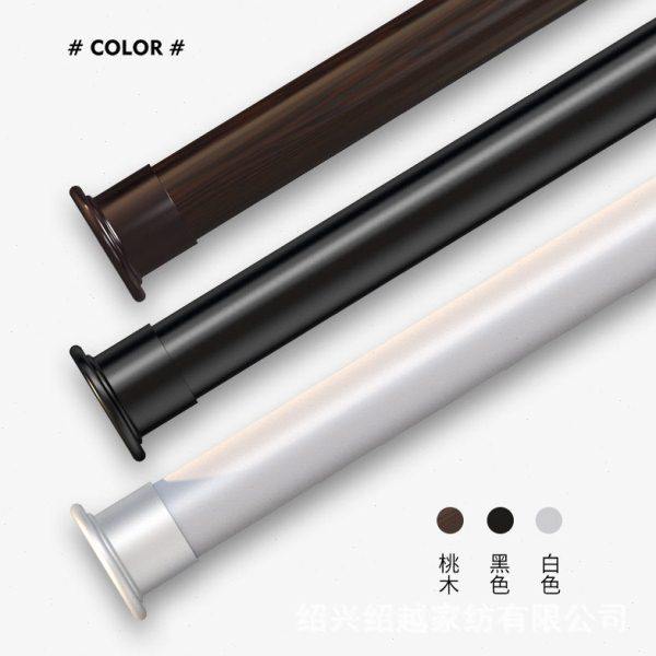 加厚伸缩杆免打孔安装晾衣架卫生间浴帘杆窗帘门帘杆子衣柜挂衣支,居家布艺,窗帘杆/罗马杆,淘宝优惠券,粉丝福利购,淘宝优惠卷