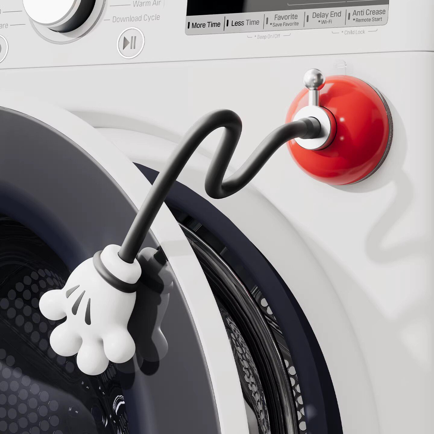 吸盘洗衣机门通风固定器滚筒洗衣机门支架卡扣门挡防霉防撞限位器