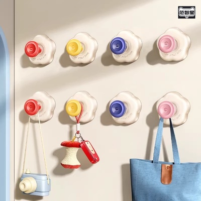 强力承重吸盘免打孔玄关挂钩