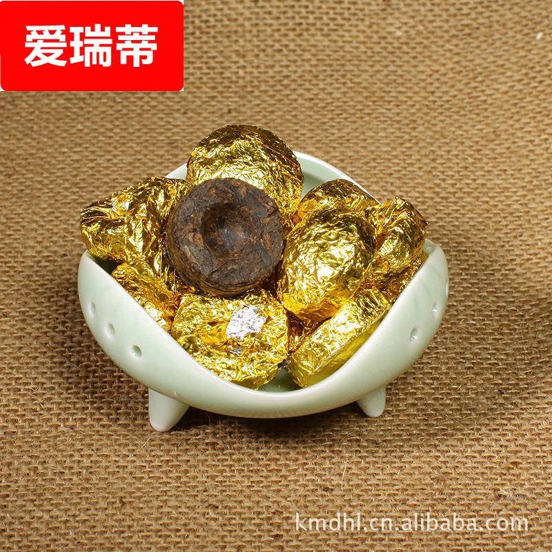 云南普洱茶 九畹迷你七彩原味小金沱 2011年熟沱坨茶
