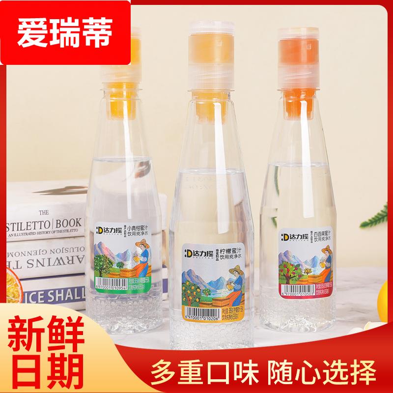 达力摇385g*6瓶装蜂蜜柠檬水百香果蜂蜜水柠檬味聚会整箱装现