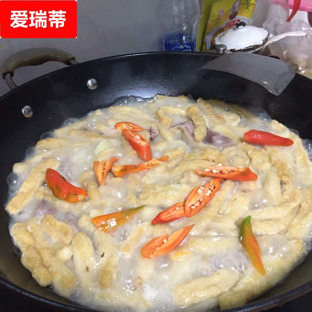 湖北特产家乡美味武穴豆果豆腐条豆泡豆干家乡味火锅炖鱼2斤包邮