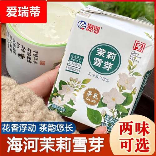 海河茉莉雪芽金桂乌龙多口味乳茶礼盒装儿童学生早餐奶饮品