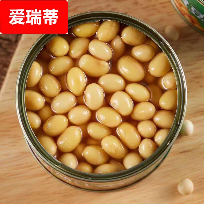 乐隆隆香焖茄汁黄豆罐头184g即食焗豆下饭菜番茄汁豆子酒店用拌菜