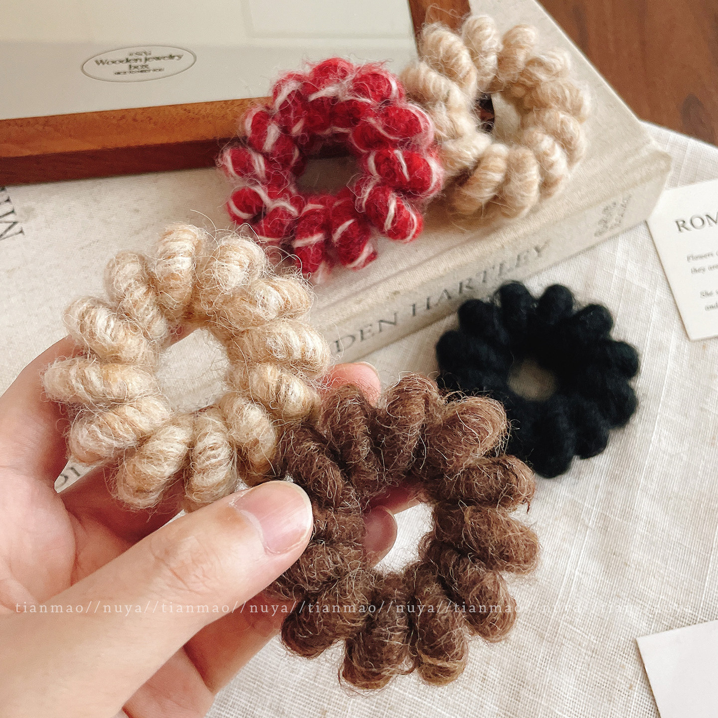 秋冬新款高级感发绳毛绒线头绳高弹力简约加粗扎马尾发圈耐用发饰,饰品/流行首饰/时尚饰品新,发饰,淘宝优惠券,粉丝福利购,淘宝优惠卷