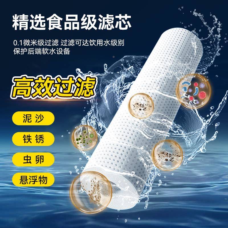 精密保安过滤器304不锈钢大流量前用置业井水家PP滤TZ-BA-00芯工
