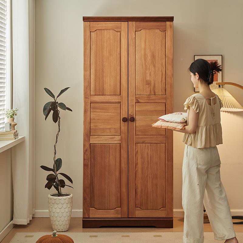 现中式柜衣HTM14实木衣橱红家用简约卧室收纳柜代进口檀木落地柜