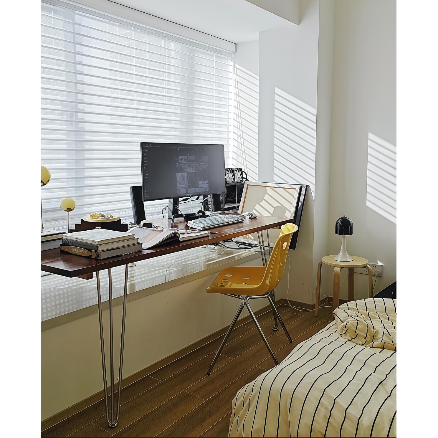 CTB新款金支办公腿几茶脚撑腿铁属艺桌子腿桌腿支架餐桌脚吧台桌