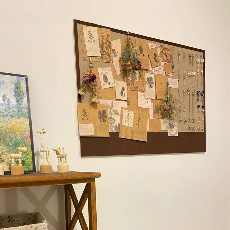 毡板照展片示墙羊毛毡墙贴墙面装饰书桌眼镜猴背板文化墙相片墙拍