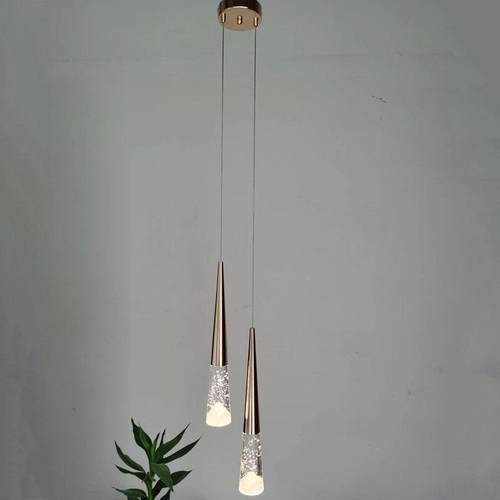 简约创水晶卧室床头吊灯HXJ口玄头意过道吊灯个性背景灯中山墙灯