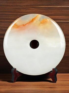 厅天然玉石平安摆件阿富汗URS玉客酒柜装扣品办公室博古饰架摆件