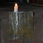 工业风铁艺做旧壁饰店墙面上装 饰墙咖vb68455饰啡蜡烛台挂壁挂装