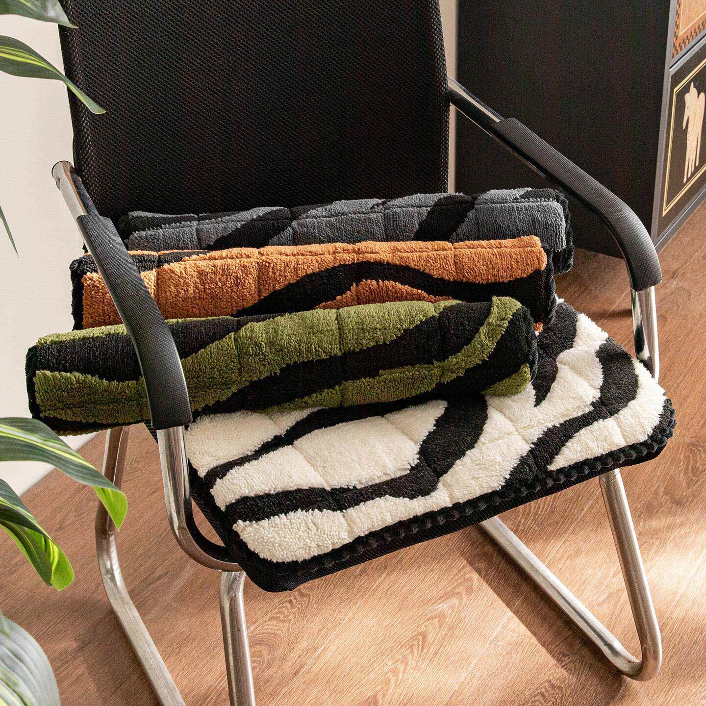 坐久垫办公子室冬坐椅垫棉麻餐桌餐椅加厚座垫学生屁股垫凳子软季