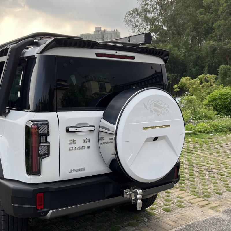 5款全BJ40e新2北京BJ40增程版备e胎罩汽车改装专用尾胎门车胎套后