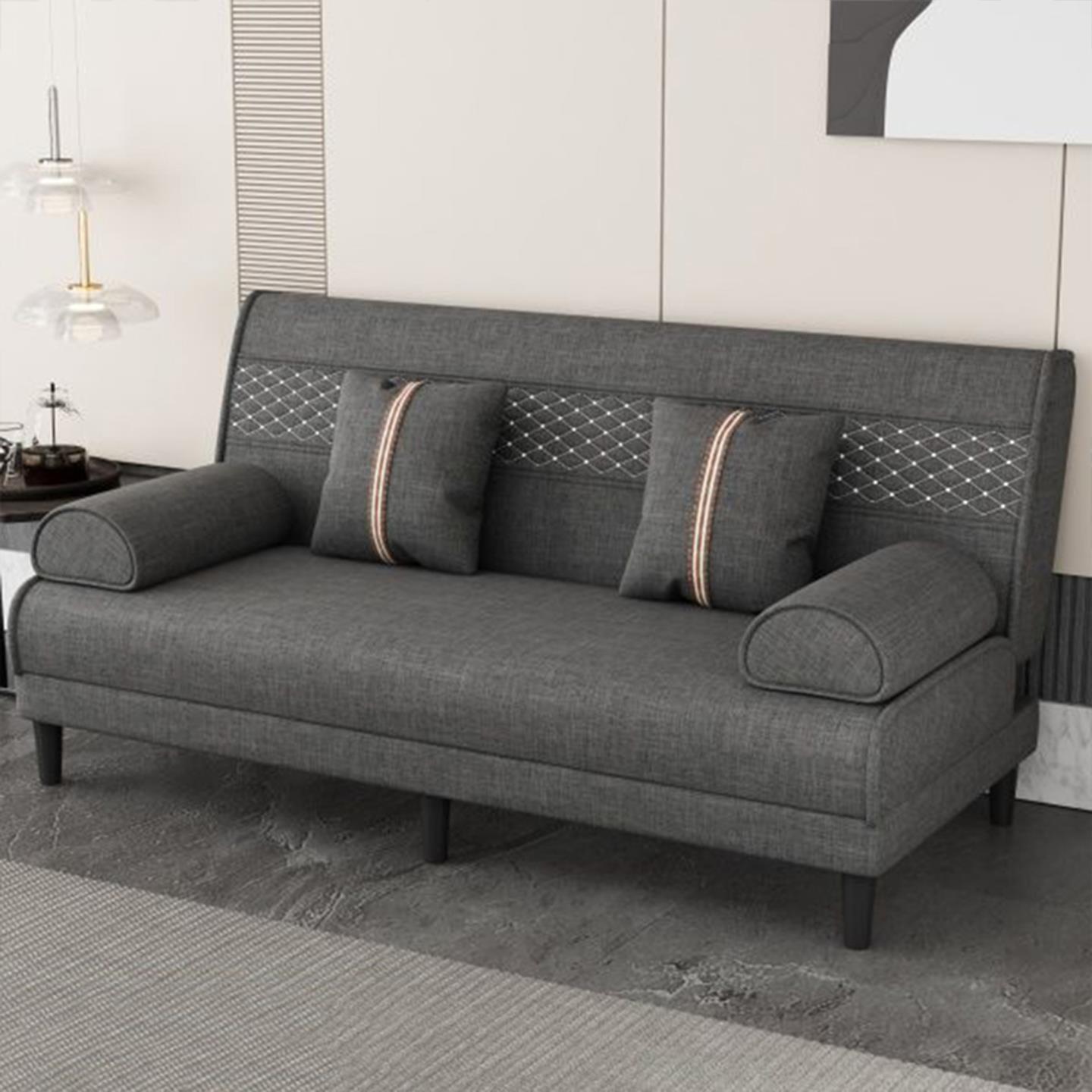 客型厅户折见描述叠沙发床一体两用公寓出租小房沙发简易功能多双