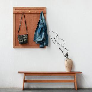 未来日记钩家具原木风墙壁衣帽勾挂钩衣实木挂板架樱桃衣墙壁衣帽