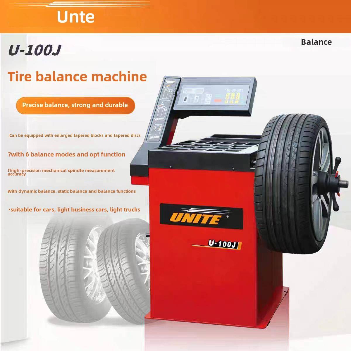 Unet -100J/备优耐特U-U-50衡0汽车维修设轮胎平衡电动静态皮U带
