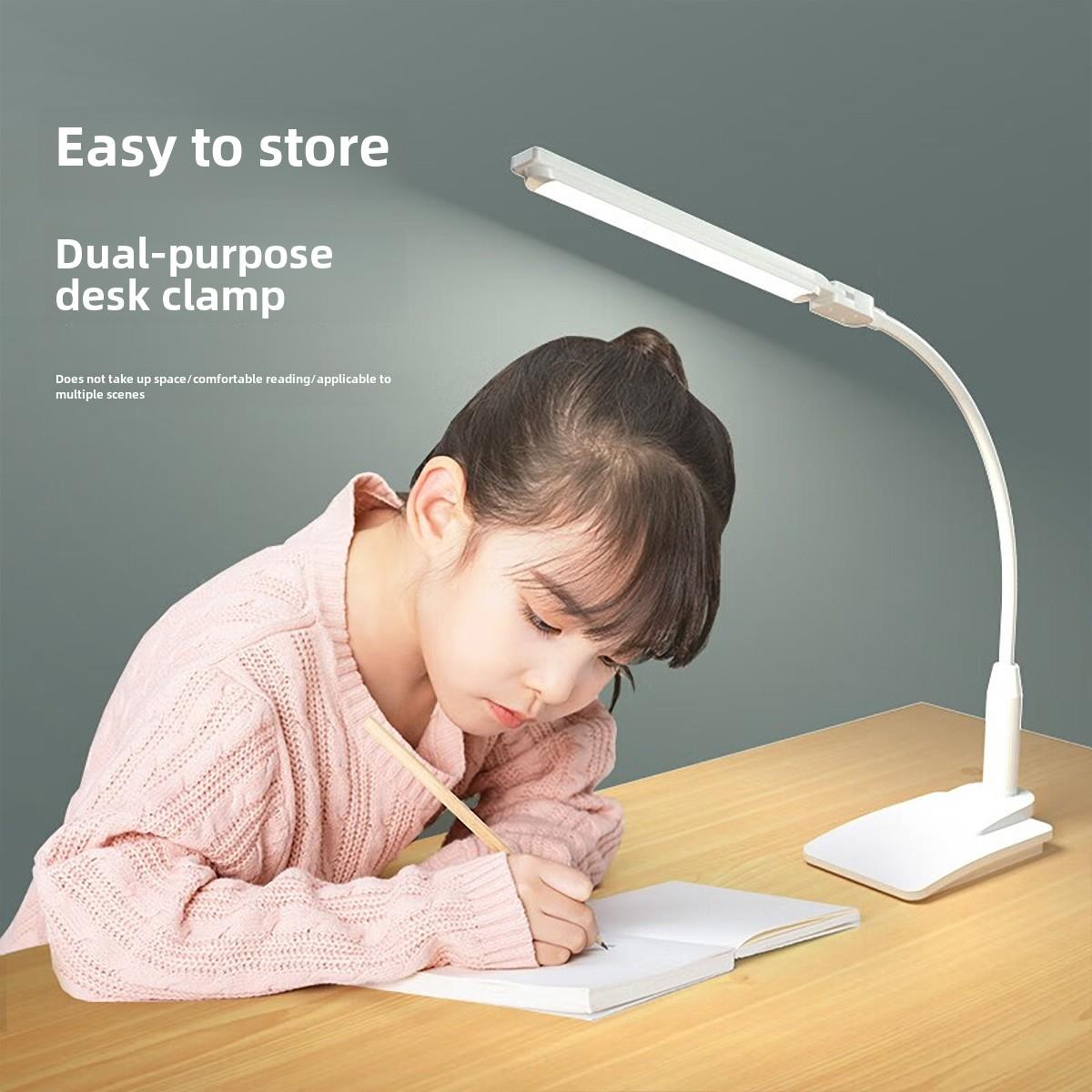 孩视头宝夹式床学L习专儿童书桌护眼VL821-1灯插电阅读夹灯V82用1