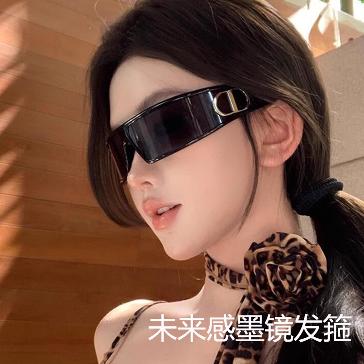 明星同款发卡发箍墨镜太阳镜女款高级感发旅头箍女2025新款发饰潮