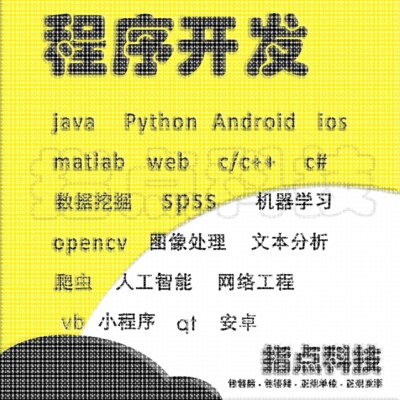 计算机python程序代做java系统设计c/c++代码编写qt开发php接单R