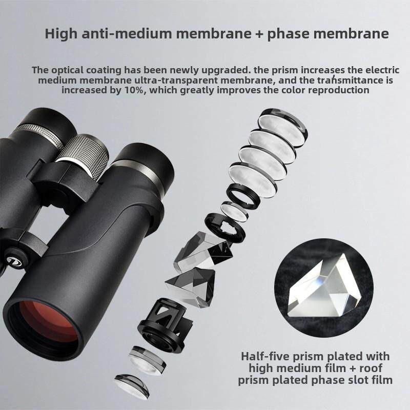 德猎鹰5LBS瑞0Ed双筒望远镜清超高高倍充防水户外专氮业级找蜂神