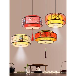 新中式厅吊灯餐饭店餐GGQ大厅灯灯笼饮酒店会所具茶楼包厢过道走