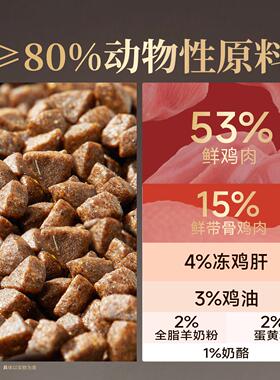 【幼猫猫】猫粮幼专用2-12离期乳幅全价无GNP谷羊奶月鲜鸡肉营养