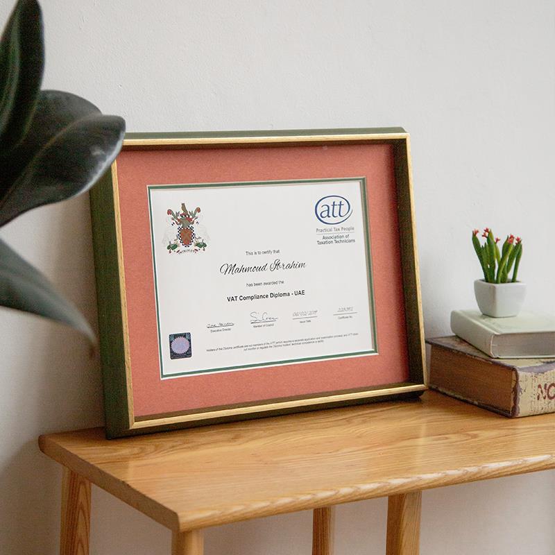 FD-X书荣证4书框实木相框A营业执照毕业证授权画框誉定制装裱展示