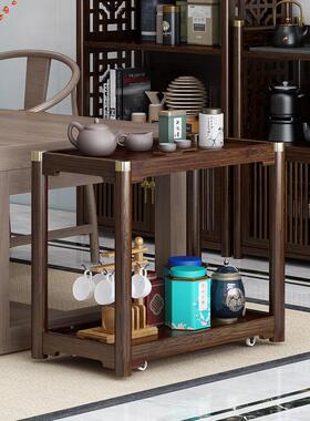 新中式边煮茶几可移动几床头柜沙牌发60092角几柜客厅轻奢窗头棋