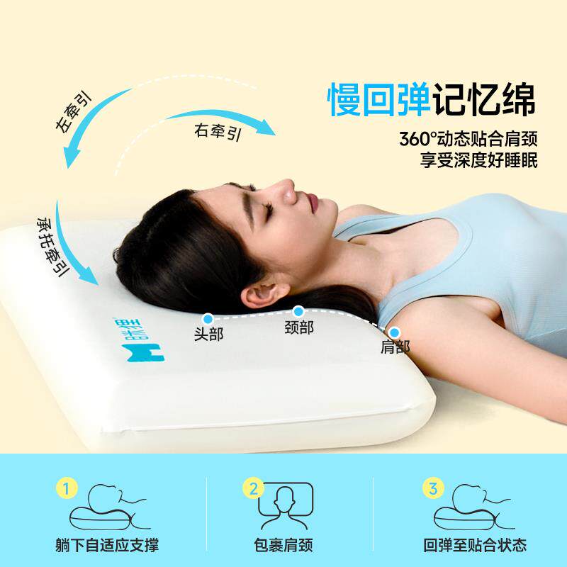 头护颈椎助眠记学忆棉枕芯深睡枕男女LY202204酒店生枕专睡用不塌