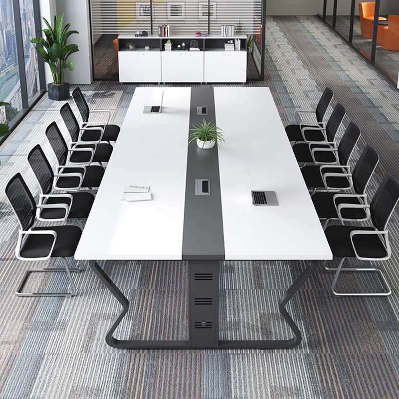 会议桌长桌简约现代会议室桌椅组合大型会议桌谈判桌洽谈桌接待桌