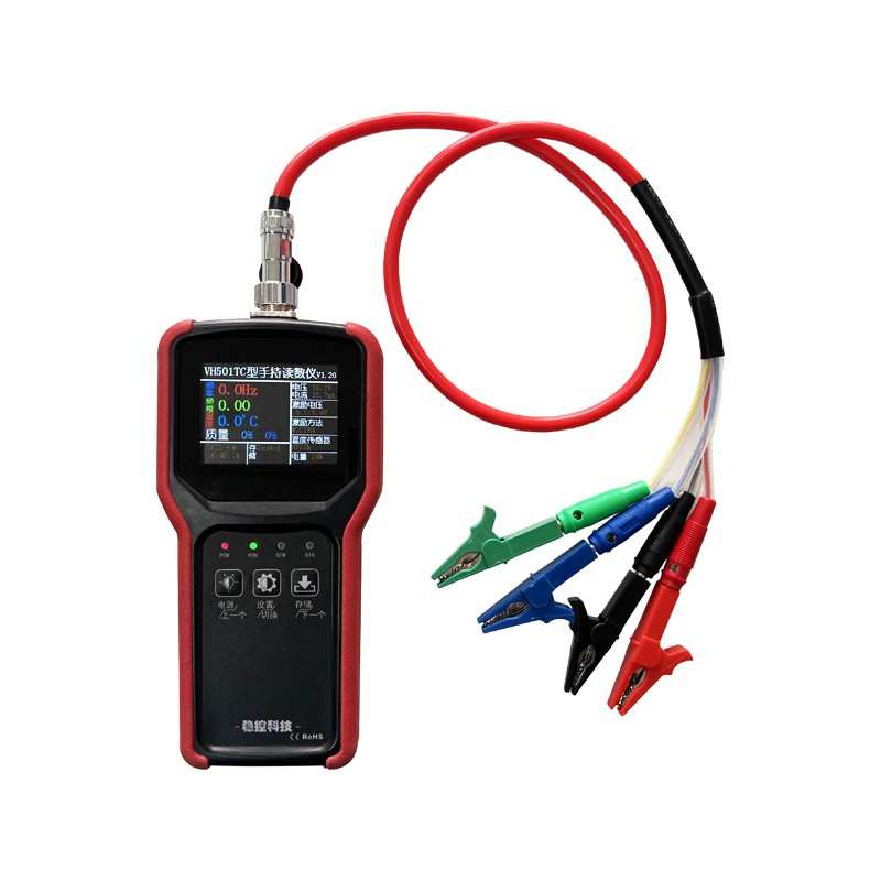 VH501TC手持频率读数仪振弦传感器采集仪工程测量温度存储应变计