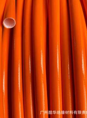 4KV/7KV内纤外胶套管 耐高温200度白色硅橡胶玻璃纤维电线保护