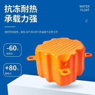 组合浮筒水上平台塑料码头浮箱浮桥栈道浮台养殖网箱养鱼浮力浮桶